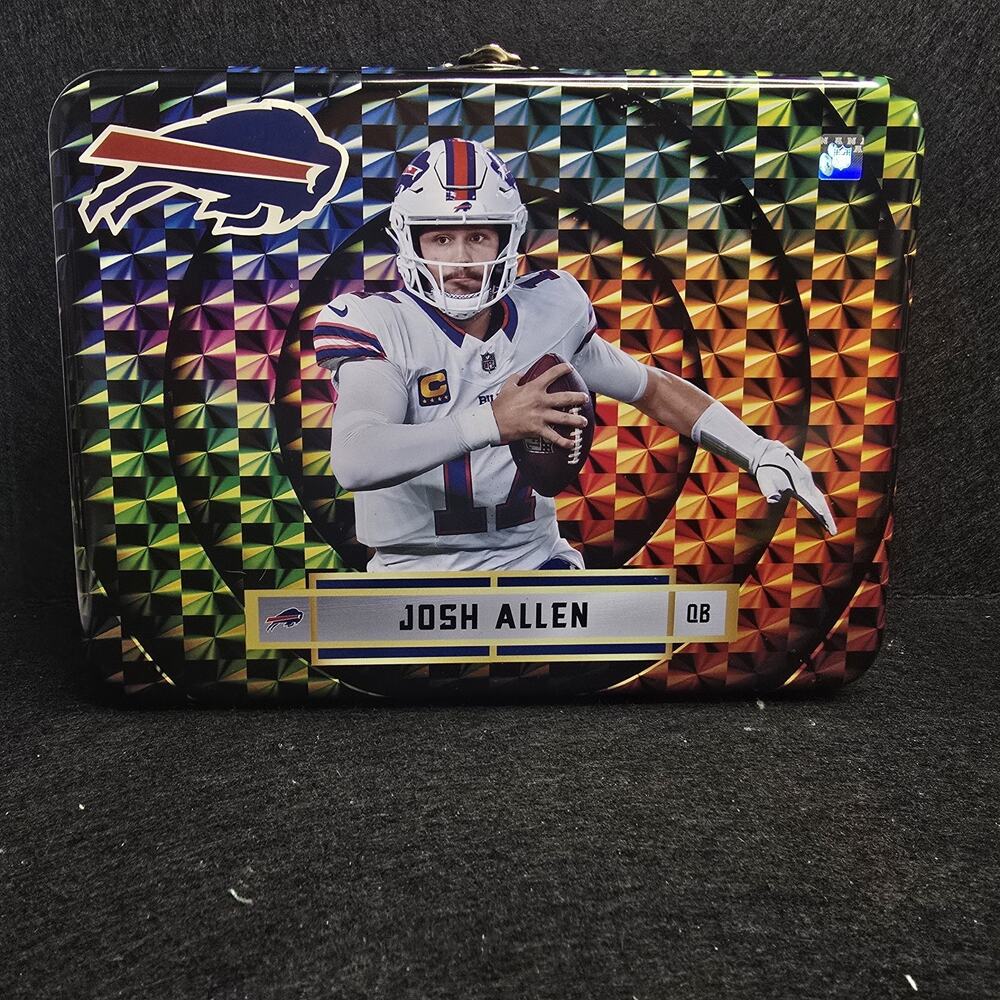 2025 Panini Football JOSH ALLEN Collector's Tin Lunch Box TIN ONLY